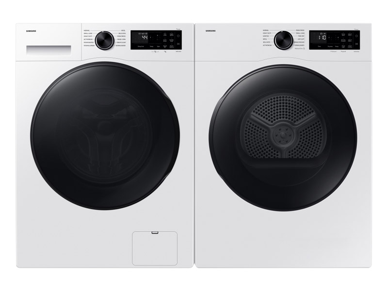24" Samsung 2.9 Cu.Ft. 5000 Series Compact Front Load Washer and 4.0 Cu. Ft. Compact Electric Dryer - WW25FG5B34BEAC-DV25FG50B0BEAC