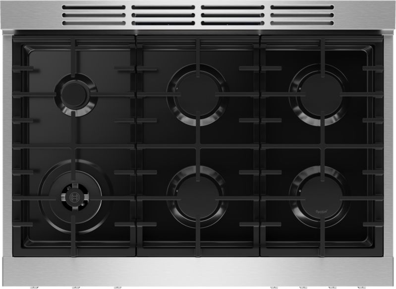 36" Bosch 800 Series Gas Freestanding Range in Stainless Steel - HGS8657UC