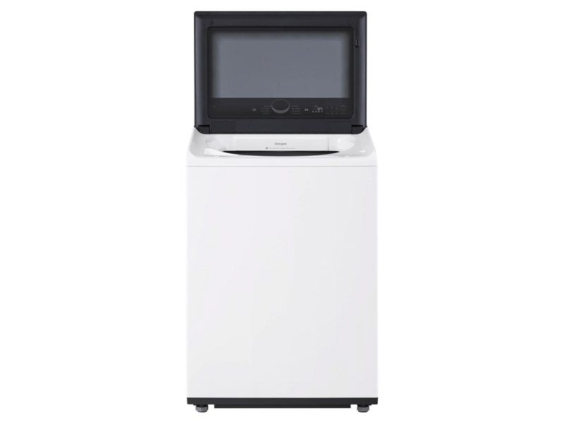 27" LG Top Load Washer and Electric Dryer - WT8405CW-DLE8400WE
