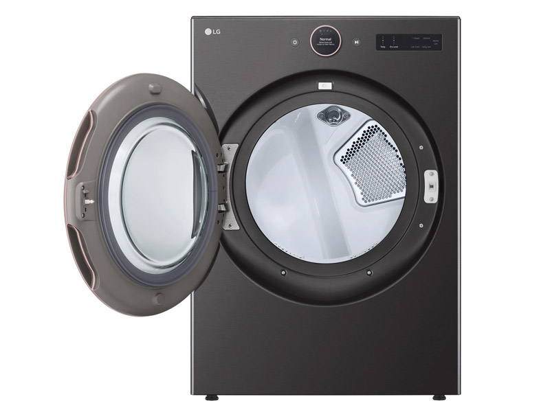 27" LG 5.8 Cu.Ft. Front Load Washer and 7.4 Cu. Ft. TurboSteam AI Dryer - WM6500HBA-DLEX6500B