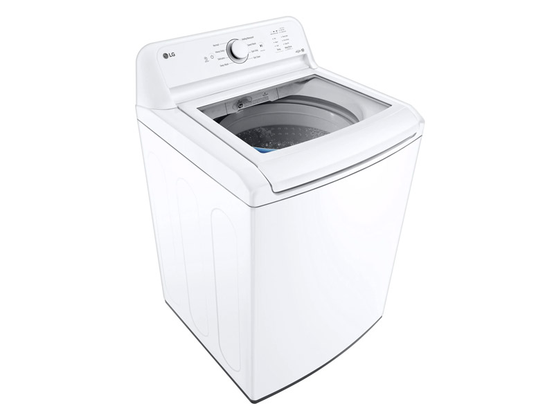 27" LG 4.1 Cu. Ft. Top Load Washer and 7.3 Cu. Ft. Electric Dryer - WT6105CW-DLE6100W