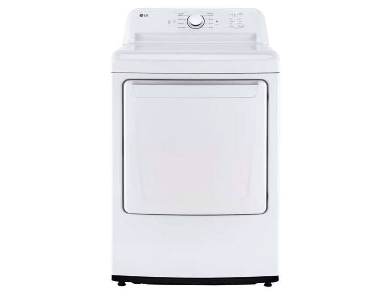 27" LG 4.1 Cu. Ft. Top Load Washer and 7.3 Cu. Ft. Electric Dryer - WT6105CW-DLE6100W