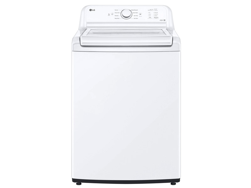 27" LG 4.1 Cu. Ft. Top Load Washer and 7.3 Cu. Ft. Electric Dryer - WT6105CW-DLE6100W