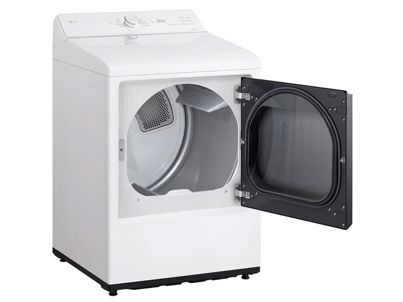 27" LG 5.8 Cu. Ft. Top Load Washer and 7.3 Cu. Ft. Front Load Dryer - WT8200CW-DLE8200W