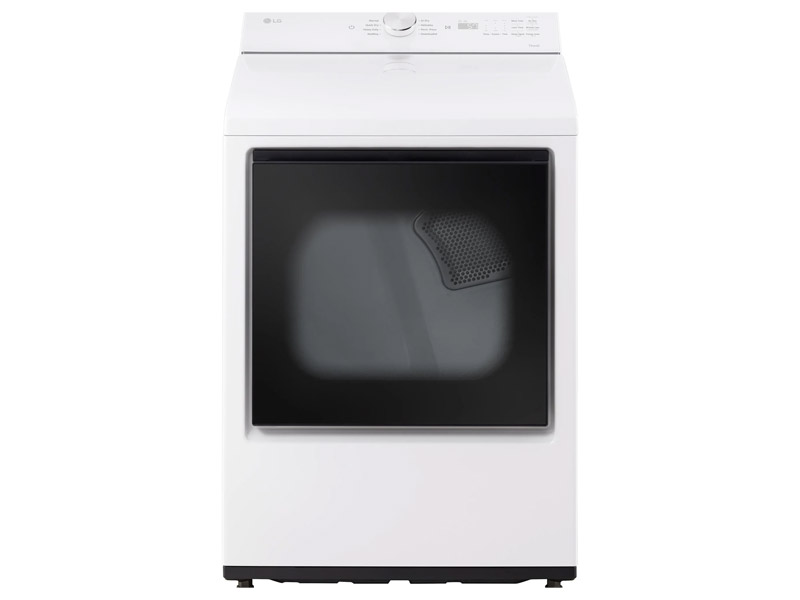 27" LG 5.8 Cu. Ft. Top Load Washer and 7.3 Cu. Ft. Front Load Dryer - WT8200CW-DLE8200W