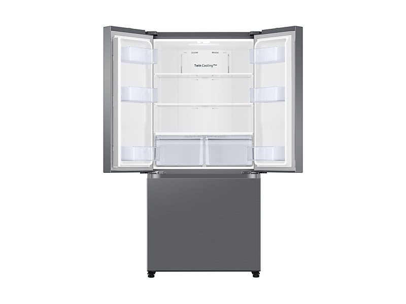 33" Samsung 18 Cu.Ft. 3-Door French Door Refrigerator with Twin Cooling Plus - RF18A5101S9/AA