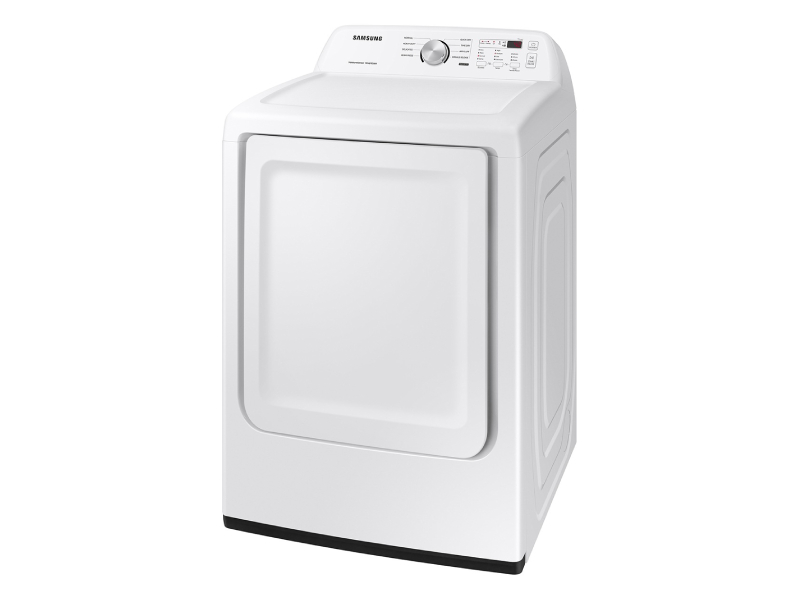 Samsung 7.2 Cu. Ft. Top Load Electric Dryer with Sensor Dry and Reversible Door - DVE45T3200W/A3