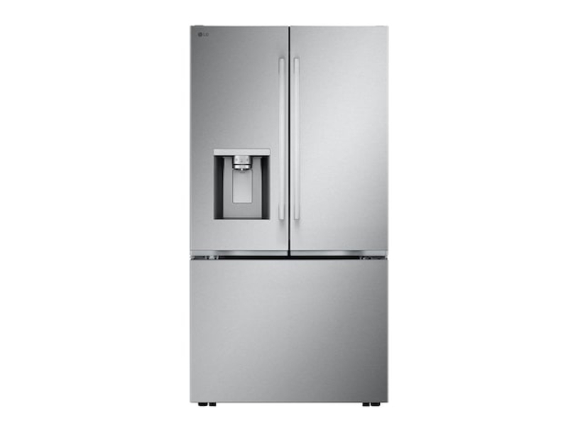 36" LG 26 Cu. Ft. Counter-Depth MAX French 3-Door Refrigerator with Ice and Water Dispenser - LF26WCH62S