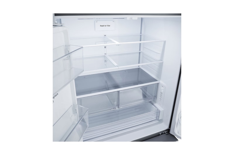 36" LG 26 Cu. Ft. Counter-Depth MAX French 3-Door Refrigerator with Ice and Water Dispenser - LF26WCH62S