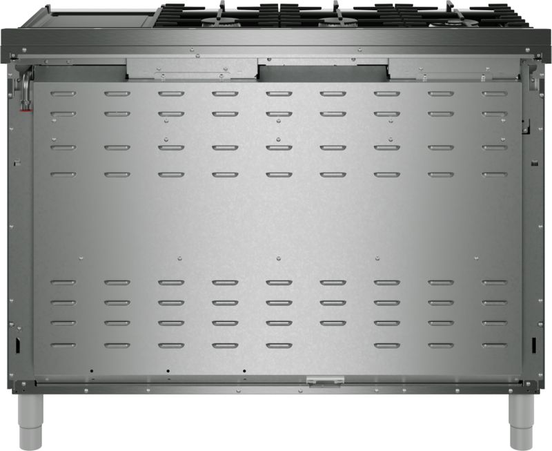 48" Bosch 800 Series Dual Fuel Freestanding Range in Stainless Steel - HDS8857UC