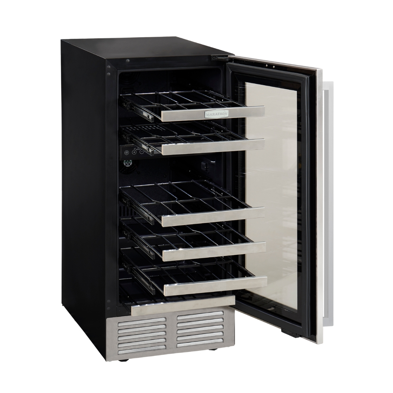 15" Marathon Dual Zone Wine Cooler in Stainless Steel - MWC28-DSS-1