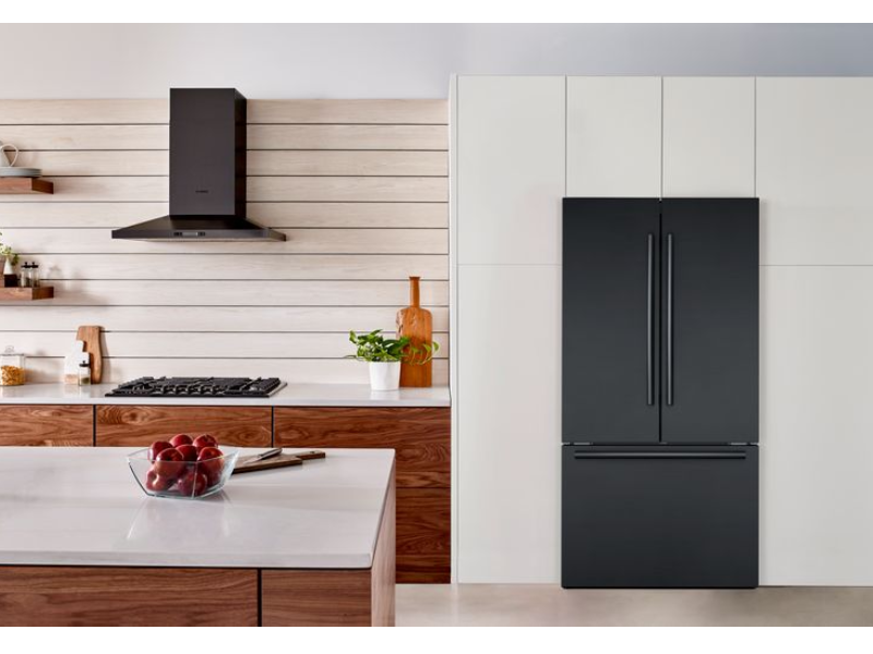 36" Bosch 21 Cu. Ft. 800 Series French Door Bottom Mount Inox-easyclean - B36CT80SNB