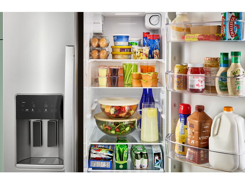 36" Whirlpool 28 Cu. Ft. Wide Side-by-Side Refrigerator - WRSF5836RZ