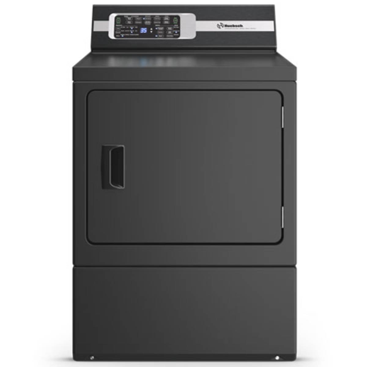 27" Huebsch DR7 Matte Black Sanitizing Electric Dryer with Pet Plus - DR7103BE