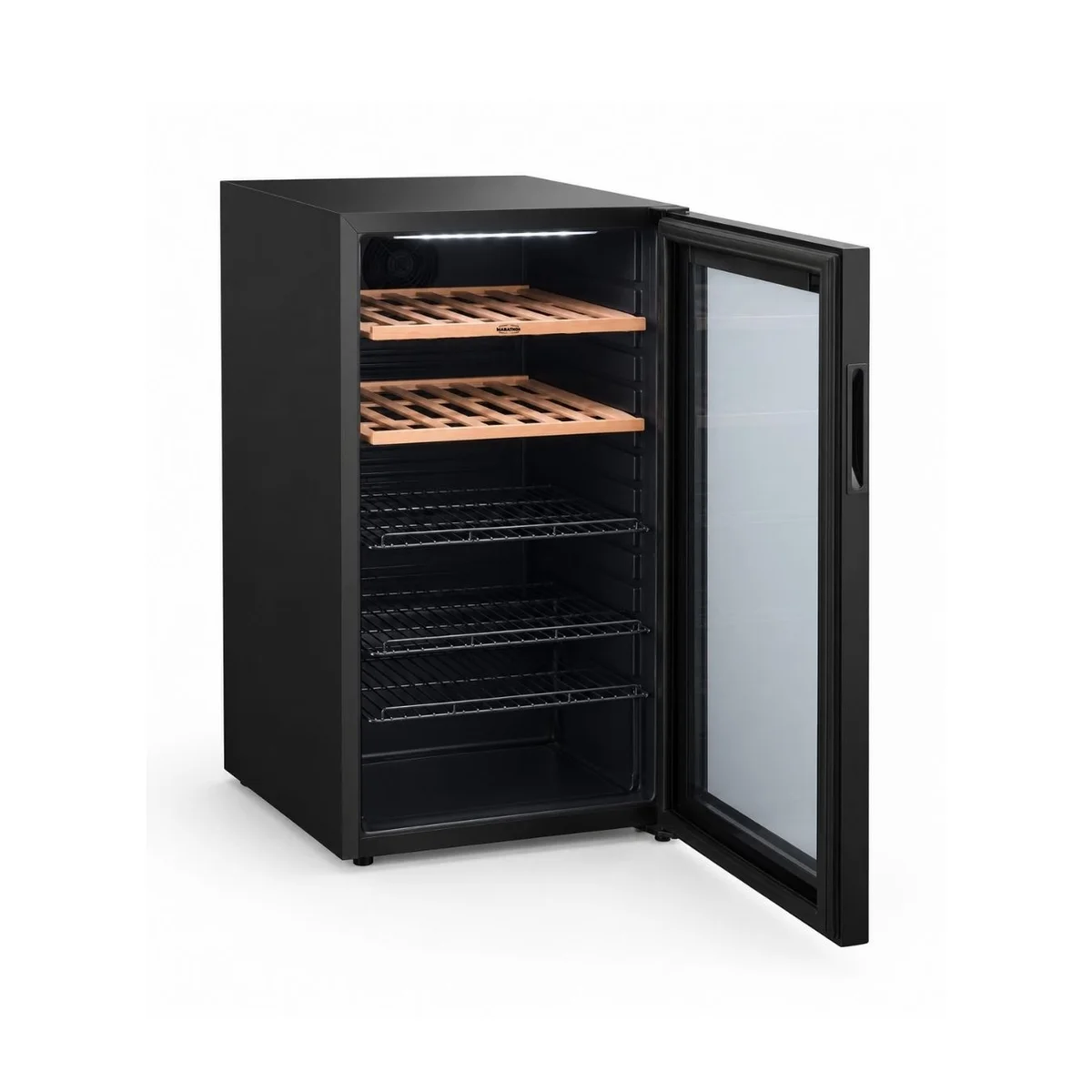 Marathon 4.6 Cu. Ft. Freestanding Single Zone Beverage Cooler - MFSBC130BL