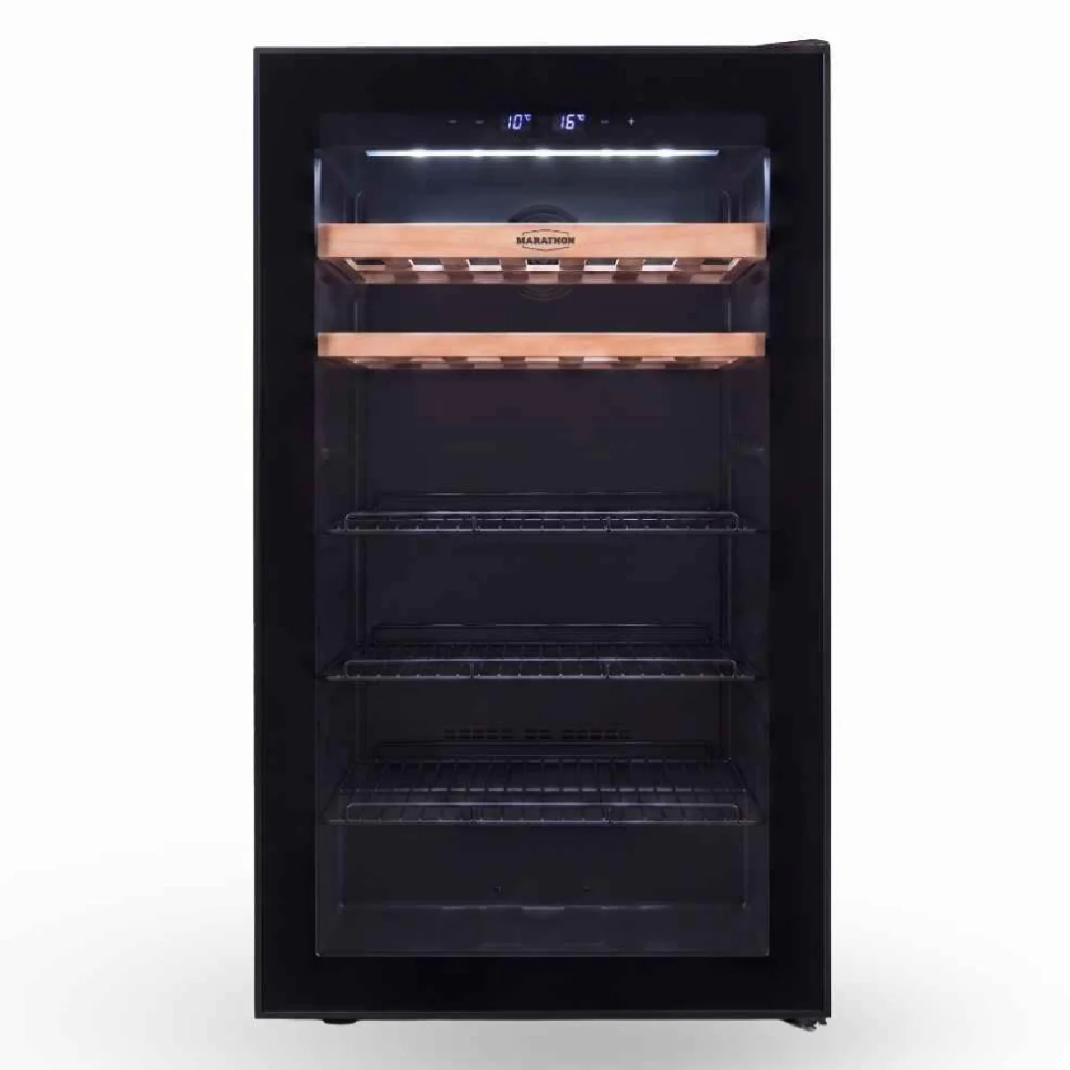 Marathon 4.6 Cu. Ft. Freestanding Single Zone Beverage Cooler - MFSBC130BL