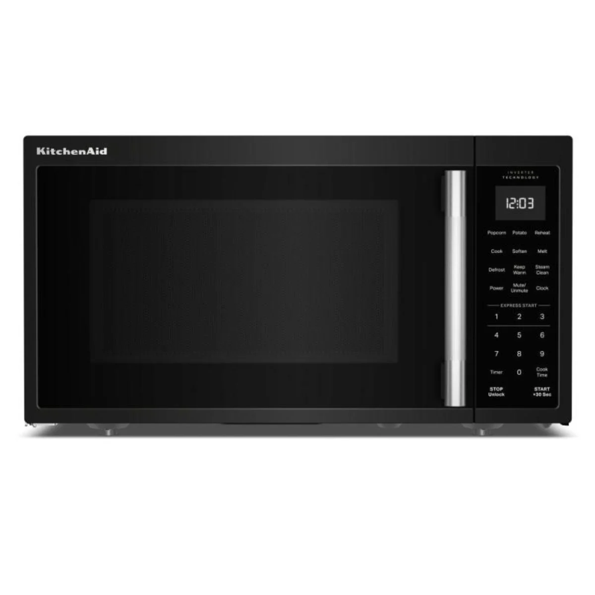 22" KitchenAid 1.2 Cu. Ft. Countertop Microwave with Inverter Technology - YKMCS3020TBL