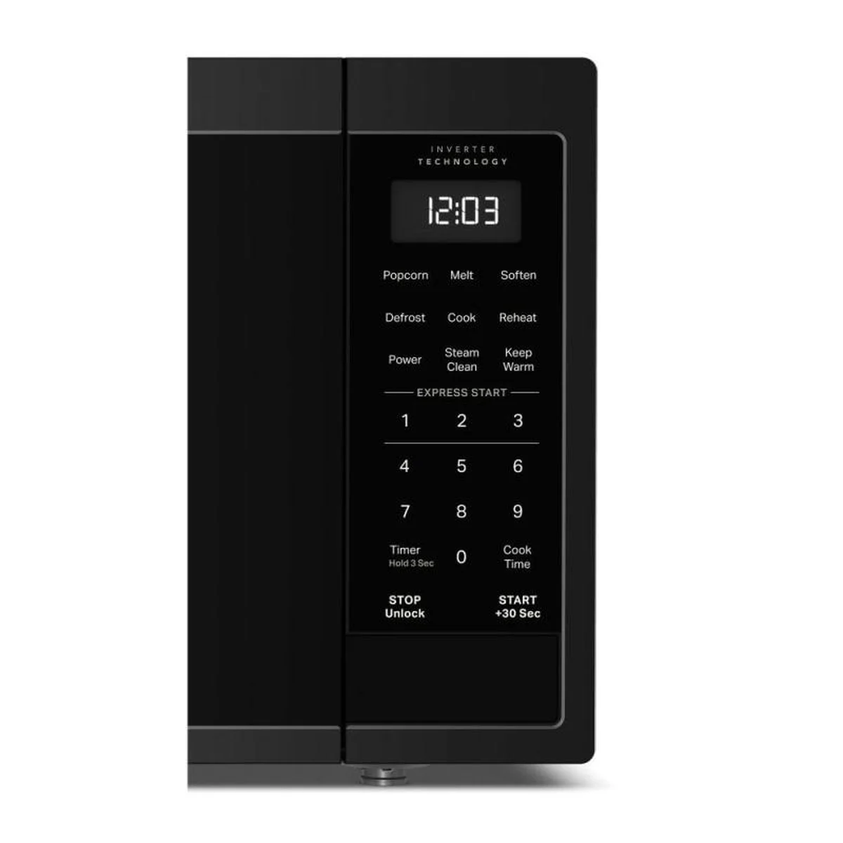 22" KitchenAid 1.2 Cu. Ft. Countertop Microwave with Inverter Technology - YKMCS3020TBL