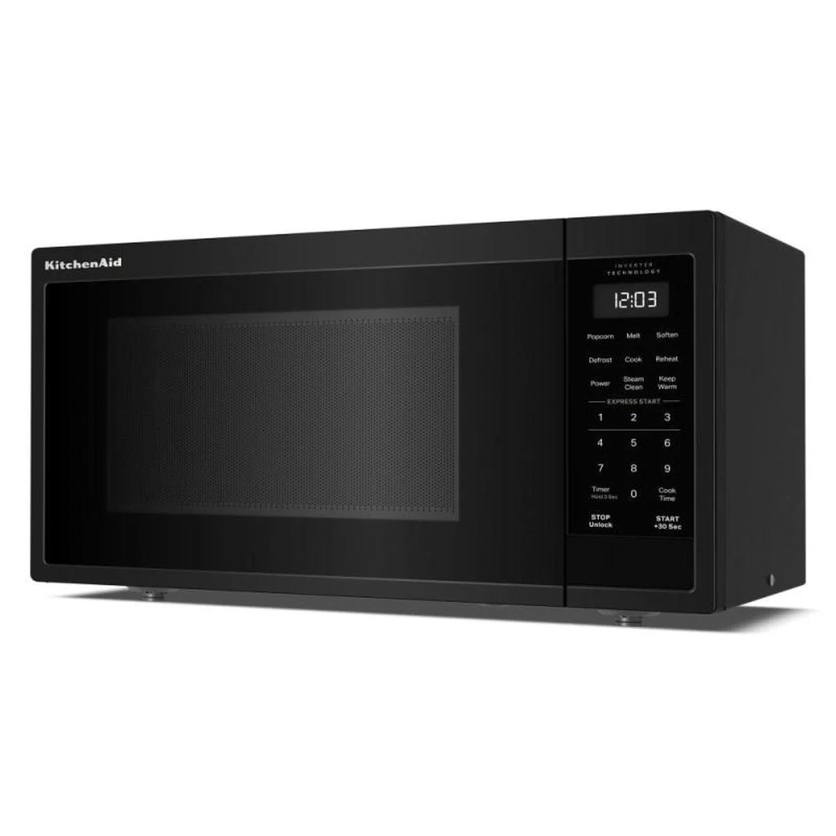 22" KitchenAid 1.2 Cu. Ft. Countertop Microwave with Inverter Technology - YKMCS3020TBL