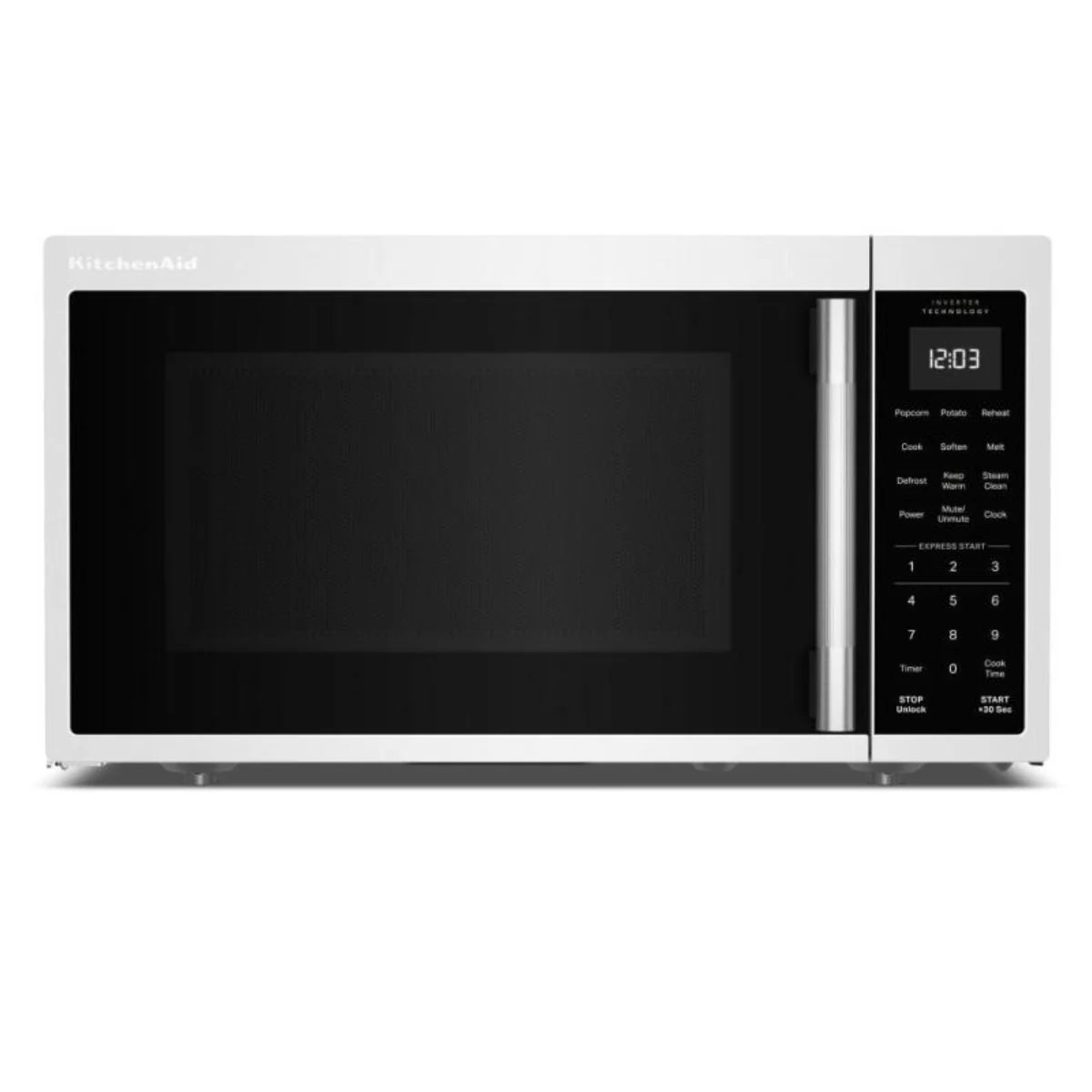 22" KitchenAid 1.2 Cu. Ft. Countertop Microwave with Inverter Technology - YKMCS3020TWH