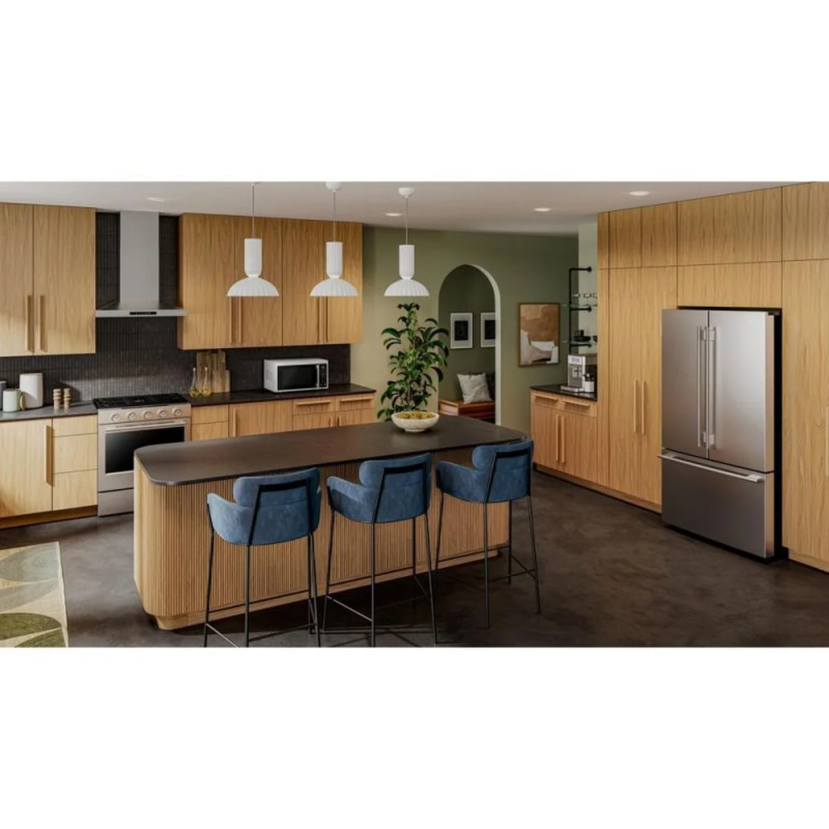 22" KitchenAid 1.2 Cu. Ft. Countertop Microwave with Inverter Technology - YKMCS3020TWH