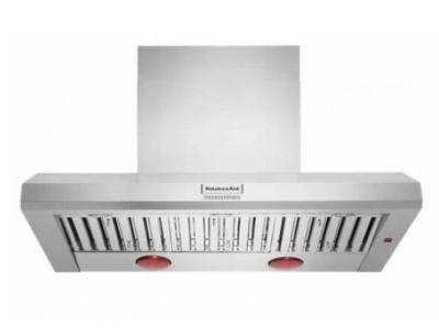 48" KitchenAid Wall Mounted Range Hood Canopy in Stainless Steel - KVWC958KSS